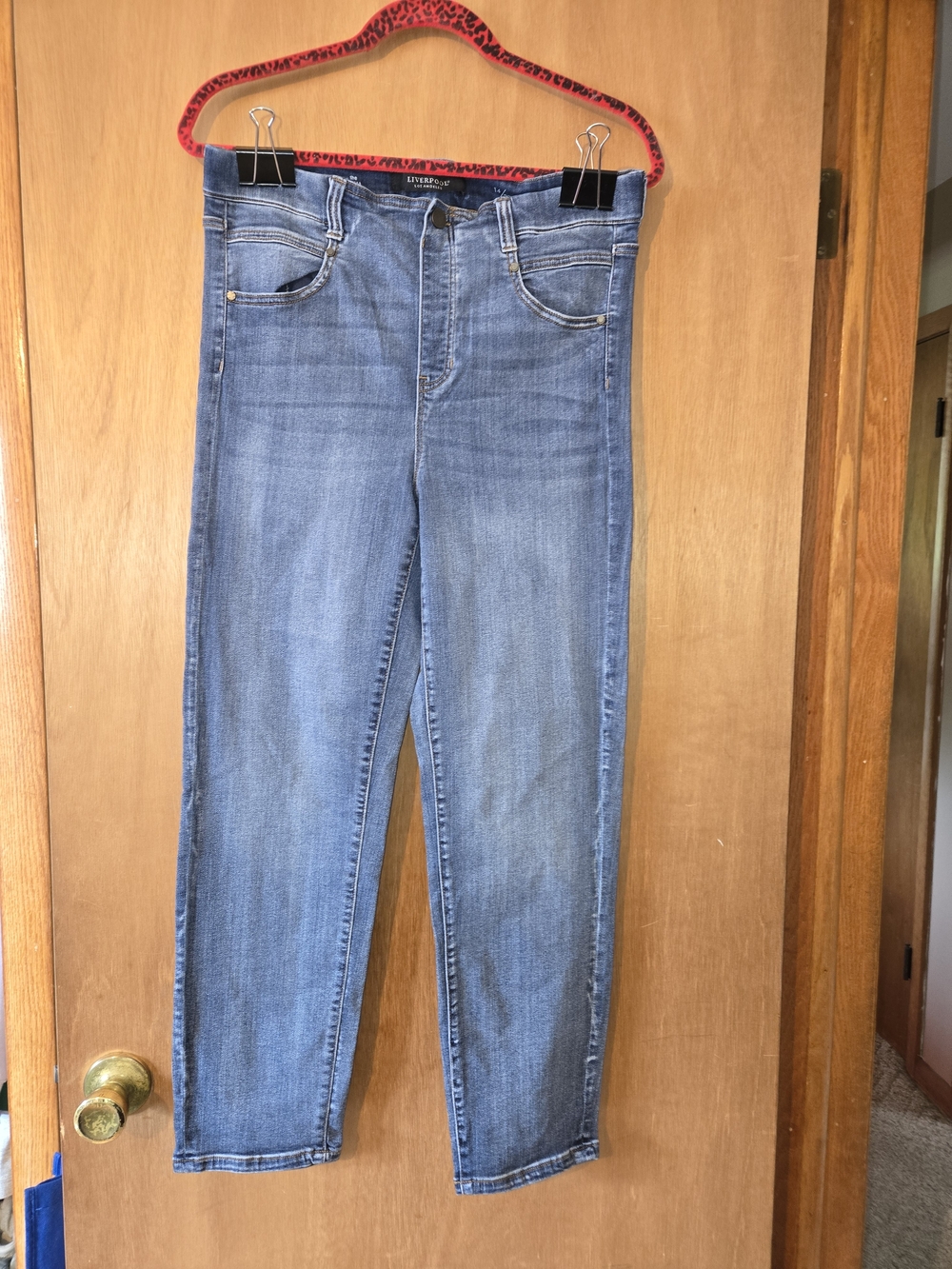 Liverpool Size 14/32 Women’s Light Blue Skinny Jeans "The Slim"